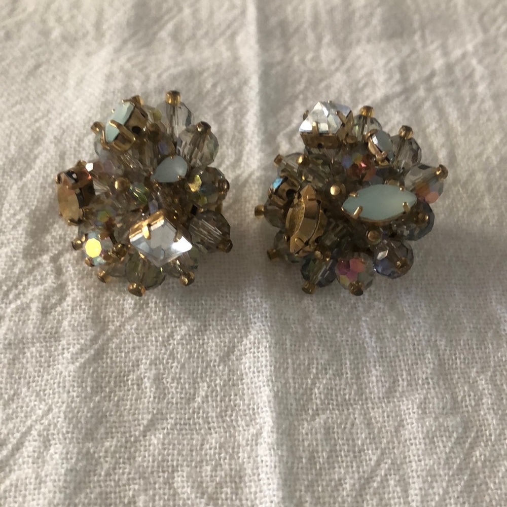 J. Crew Snowball Statement earrings